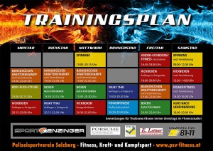 Trainingsplan PSV Fitness Salzburg